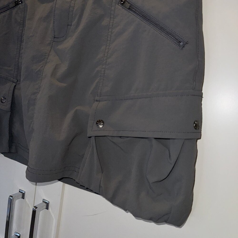 ATHLETA Sweet Sport Women’s Gray Cargo Skirt Tennis Golf Size 6 - Picture 2 of 12
